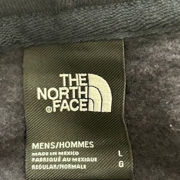 The North Face mens navy Bear pullover hoodie size L - Picture 4 of 7